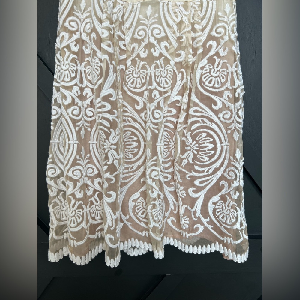 BHLDN X Anthropologie Jola Lace Mini Dress, Size 4 - Picture 4 of 11